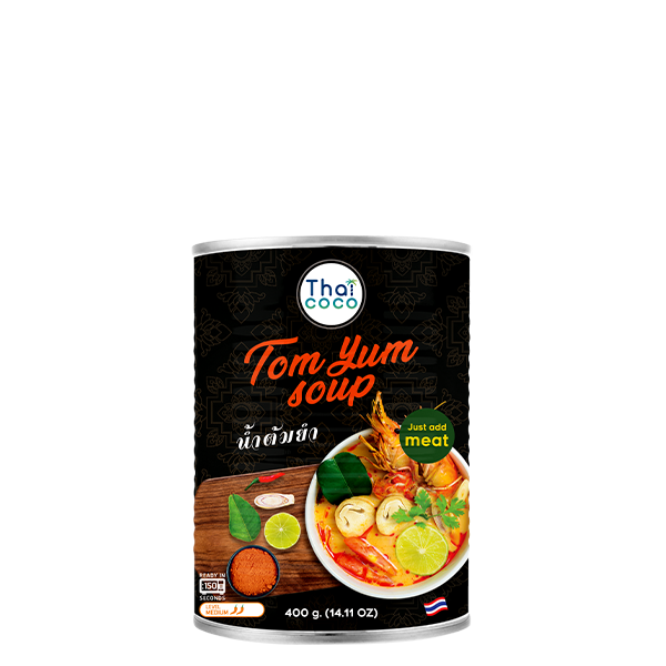 Tom Yum soup (No vegetable) 400 g.